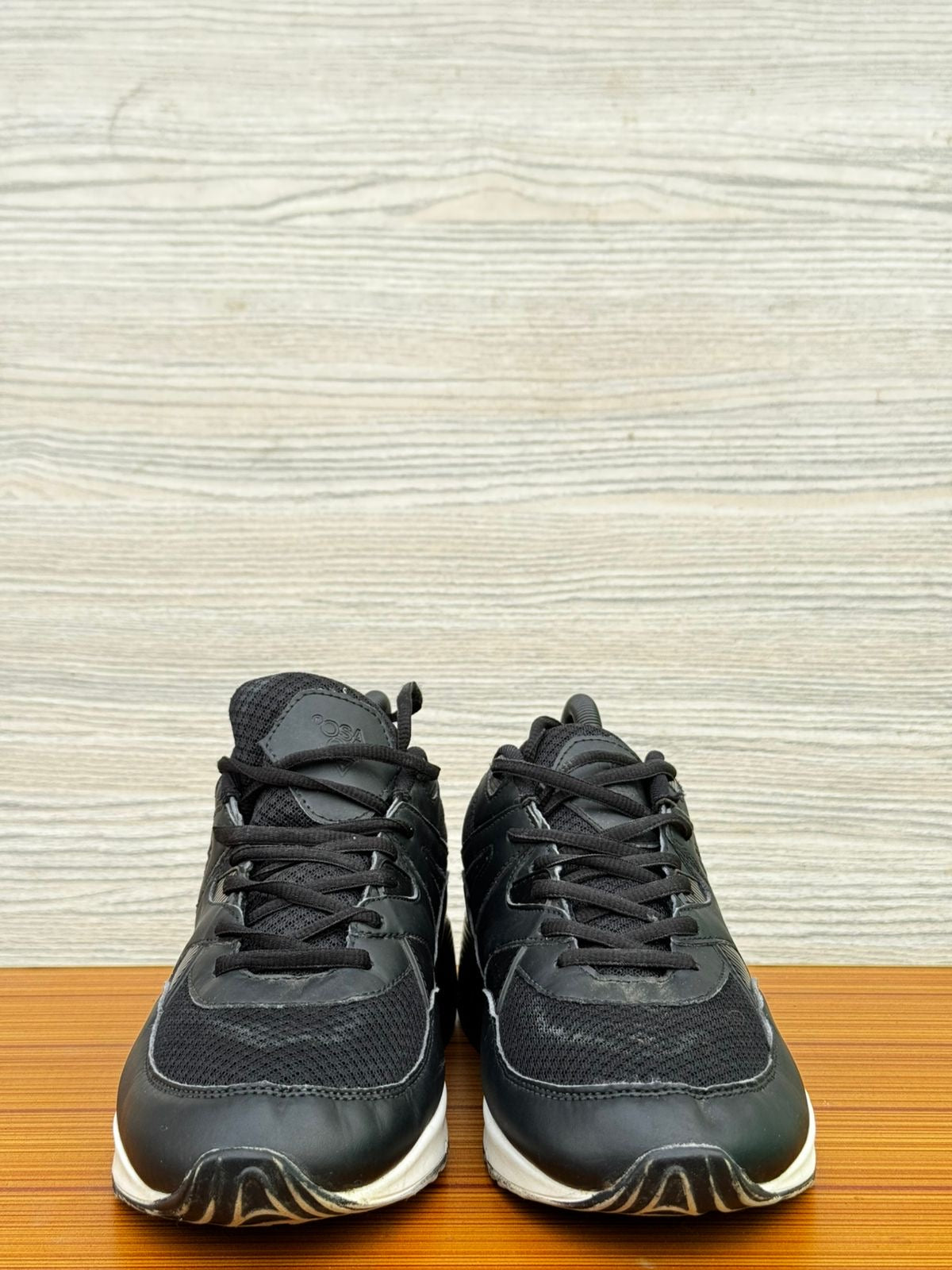 Osaga Leather and Mesh Sneakers